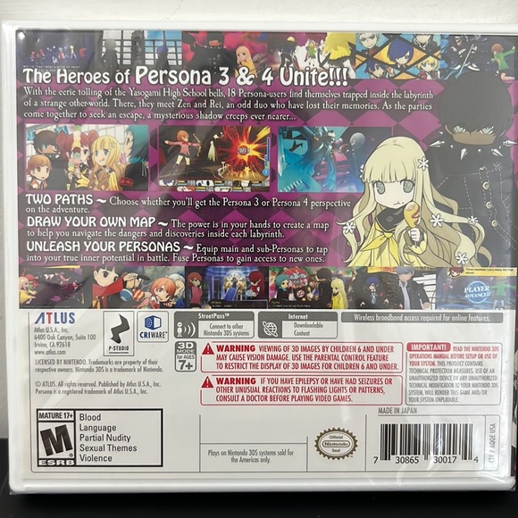nintendo 3ds - persona Q and persona Q2 Brand new/sealed - Picture 3 of 6